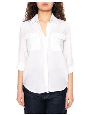 Levi's Overhemden ,Wit ,Katoen Elaine Utility Shirt