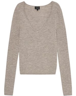 Birgitte Herskind V-Neck Knitwear - Gris