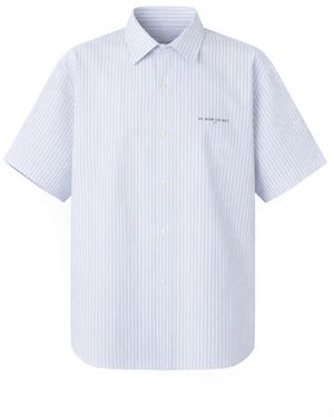 ih nom uh nit Short Sleeve Shirts - Blue
