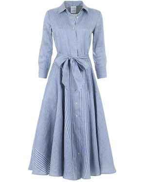 Sara Roka Kleedjes ,Blauw ,Katoen Kleedjes Clear