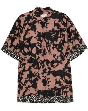Dries Van Noten Short Sleeve Shirts - Black