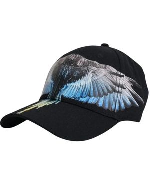 Marcelo Burlon Accessoires ,Zwart ,Caps - Blauw