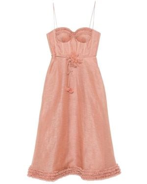 Zimmermann Midi Dresses - Pink