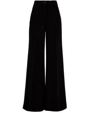 Aspesi Wide Trousers - Black