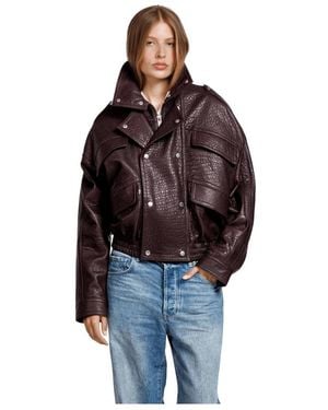 Alter Ego Leather Jackets - Rosso
