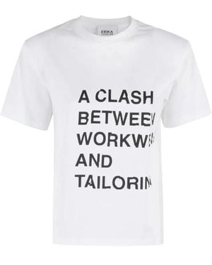Erika Cavallini Semi Couture T-Shirts - Wit