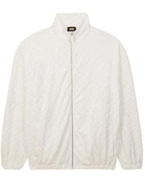 Gcds Jacquard Sportjacke - Weiß