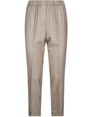 Antonelli Broeken ,Wol Rosalba Pantalone Elastico - Grijs