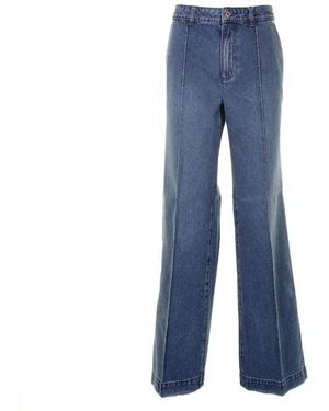 Michael Kors Wide Jeans - Azul