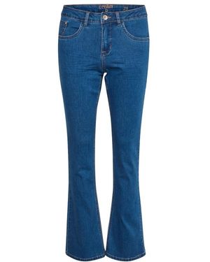 Cream Jeans ,Blauw ,Denim Bootcut Denim Jeans Met Zakken