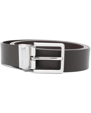 Emporio Armani Leather Belt - Braun