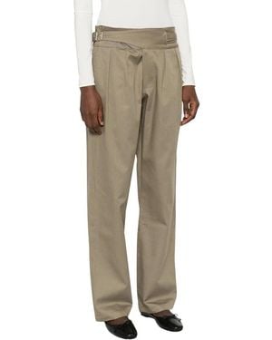 GIMAGUAS Straight Trousers - Natural