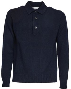 FILIPPO DE LAURENTIIS Round-Neck Knitwear - Blue