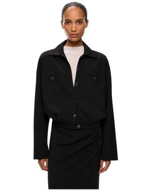 Pinko Light Jackets - Negro