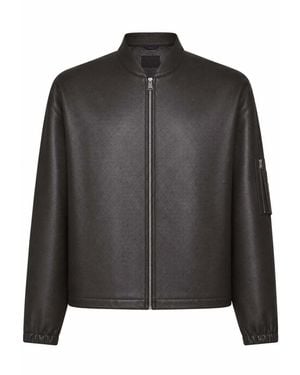 Fendi Leather Jackets - Black