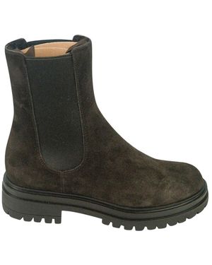 Gianvito Rossi Schoenen ,Bruin ,Chelsea Boots - Groen