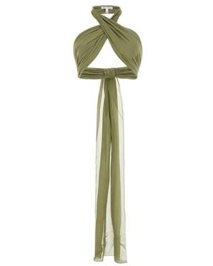 Ami Paris Sleeveless Tops - Green