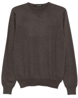Tagliatore Round-Neck Knitwear - Grigio
