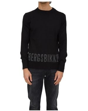 Bikkembergs Round-Neck Knitwear - Noir