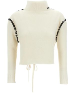 Marni Mending Detail Cardigan - Natur