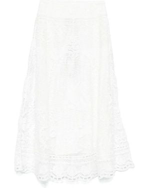FARM Rio Midi Skirts - White