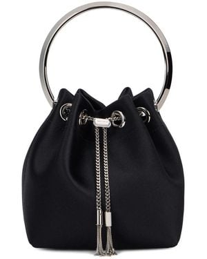 Jimmy Choo Satin Bon Bon Bag - Schwarz