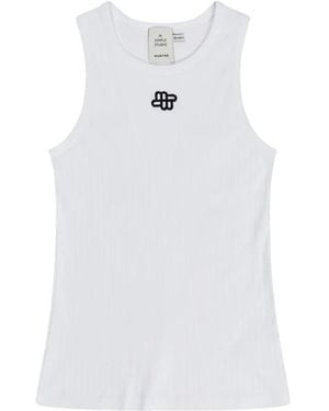 Munthe Sleeveless Tops - White