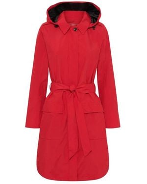 Notyz Trench Coats - Rojo