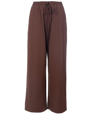 Weekend by Maxmara Wide Trousers - Marrón