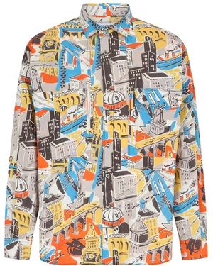 Moschino Shirt Met Lange Mouwen - Blauw