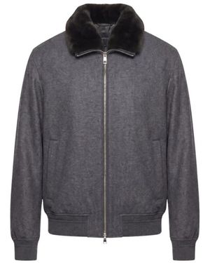 Montecore Jassen ,Grijs ,Wol Bomberjack