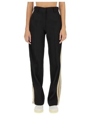 Palm Angels Straight Pants - Black
