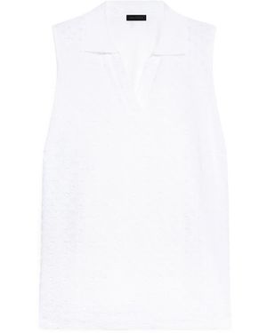 FIORELLA RUBINO Sleeveless Tops - Bianco