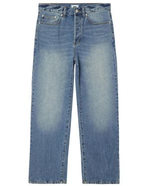 Obey Jeans ,Blauw ,Denim Denim 5-Pocket Jeans