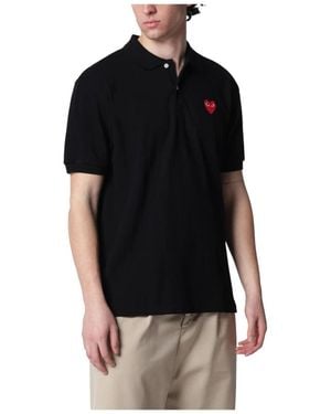 Comme des Garçons Polo Shirts - Black