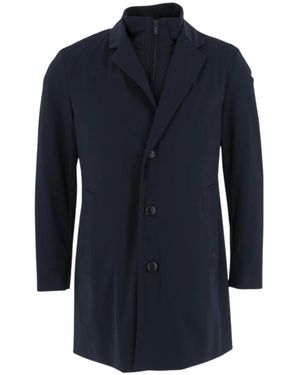 HUGO Single-Breasted Coats - Blue