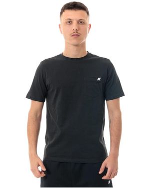 K-Way T-Shirt Sigur Jersey Met Borstzakje - Zwart