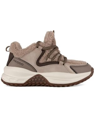 KEDDO Winter Sneakers Met Bontrand - Bruin