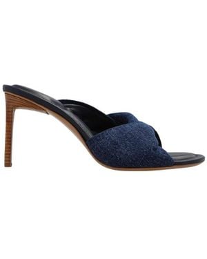 Jacquemus Heeled Mules - Azul