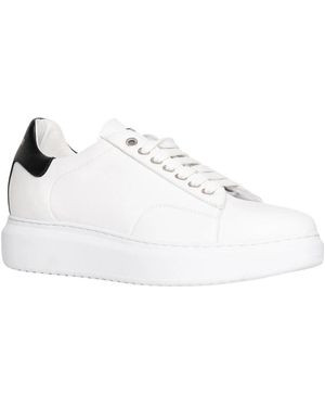 Exton Witte Veterschoenen Voor Mannen