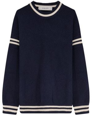 Golden Goose Round-Neck Knitwear - Blue