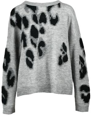 Pennyblack Mohair-Mix Strickpullover - Grau