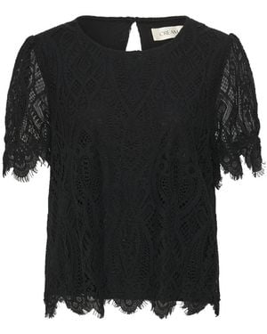 Cream Blouses - Zwart