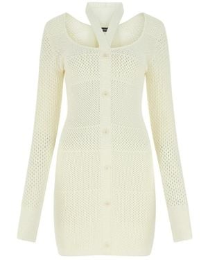 ANDREA ADAMO Knitted Dresses - White