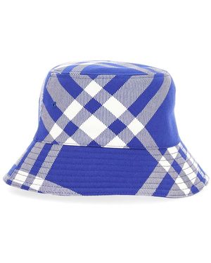 Burberry Accessoires ,Veelkleurig ,Mh Bucket - Blauw