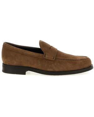 Tod's Formale Wildleder-Loafer - Braun