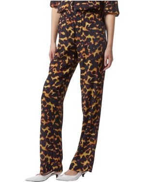 Silvian Heach Wide Trousers - Marrone