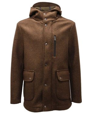 Bob Grüne Melange Stretchjacke Fish Modell - Braun