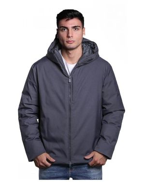 Save The Duck Jassen ,Blauw ,Polyester Polyester Jas Met Capuchon