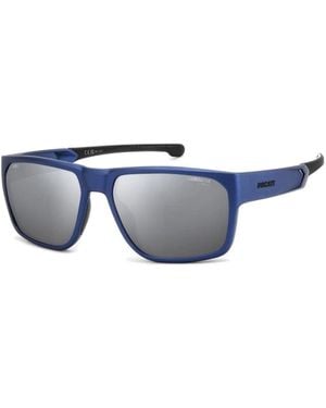 Carrera Blauwe Resin Zonnebril Voor Mannen